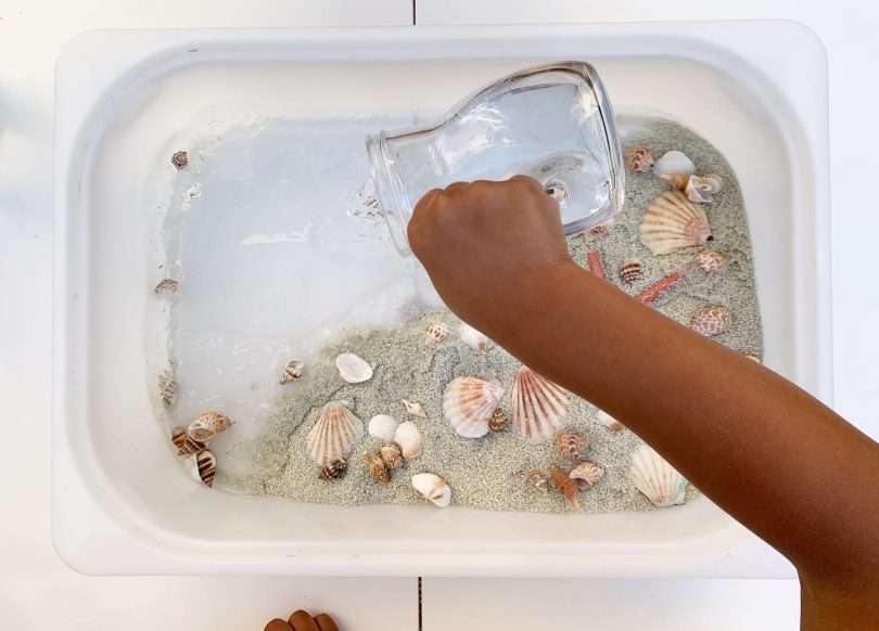 ▷ DIY : Fabriquer un Bac Sensoriel sur la Mer - Les petits culottés