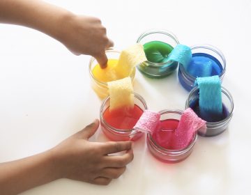 DIY : Activité sur les couleurs pour apprendre en s’amusant