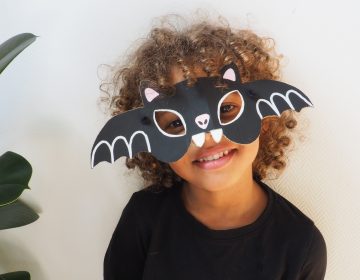 DIY Masque pour Halloween : transforme-toi en chauve-souris !