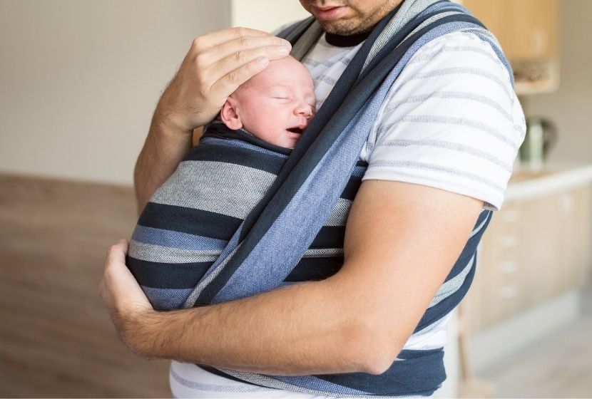 Porte-bébé, porte-bébé nouveau-né dès la naissance, écharpe de