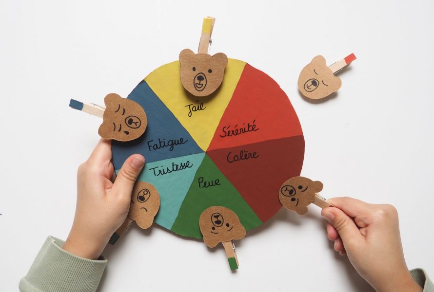 Une roue des émotions à fabriquer par les enfants