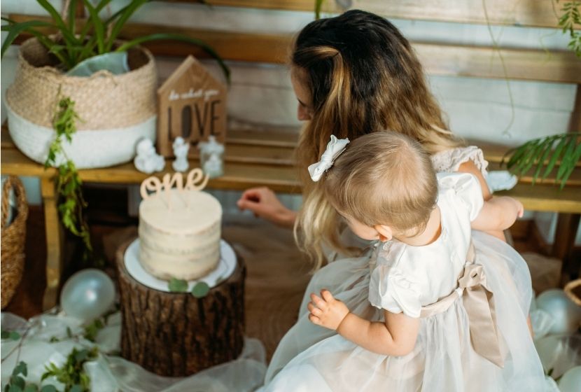 Décoration de Gâteau pour Premier Anniversaire de Fille et Garçon