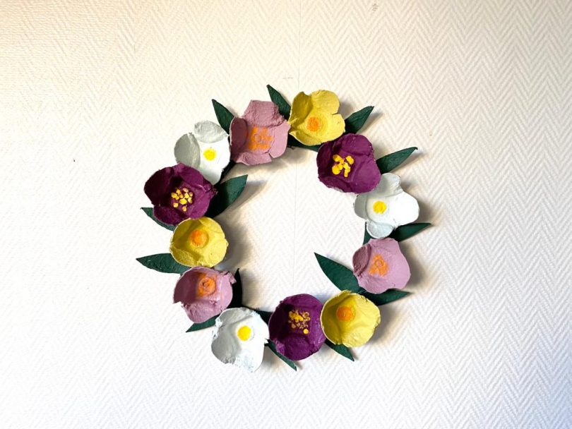 DIY couronne de fleurs